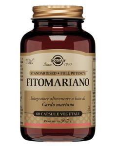 Fitomariano Integratore Con Cardo Mariano 60 Capsule Vegetali 