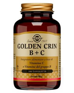 Solgar Golden Crin B+C Integratore Affaticamento e Stanchezza 100 Tavolette