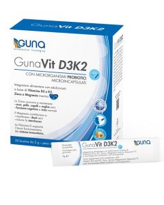 Guna GunaVit D3K2 integratore alimentare per le ossa 30 stick