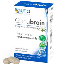 Guna Gunabrain Integratore Alimentare Stanchezza Mentale 30 compresse 