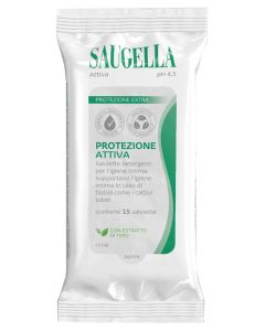 SAUGELLA ATTIVA SALVIETTINE15P