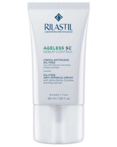 Rilastil Ageless SC Crema Antirughe per Pelle Mista e Grassa Matura 40 ml 
