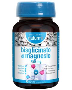 Naturmill Bisglicinato di magnesio integratore alimentare 90 compresse