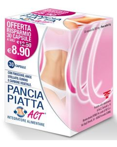 Pancia Piatta Act per la funzione digestiva 30 Capsule 