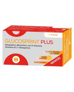 GlucoSprint Plus integratore Arancia 6 Fialoidi 