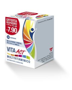 Linea Act Vita Act Integratore Alimentare Multivitaminico 30 compresse