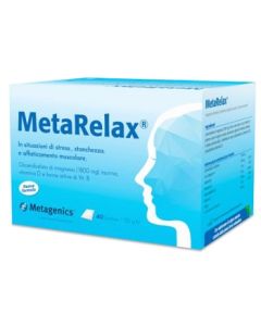 Metarelax Integratore alimentare stress e tensione muscolare Nuova Formula 40 bustine 