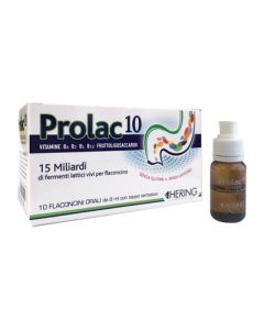 Prolac 10 Integratore 15 Miliardi Fermenti Lattici Vivi 10 Flaconcini 