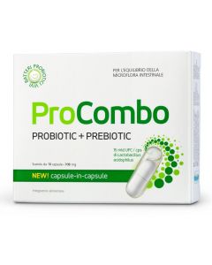 Procombo Prebiotic+ integratore flora batterica Intestinale 10 Capsule 