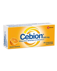 Cebion Arancia Integratore di Vitamina C 20 Compresse Masticabili 