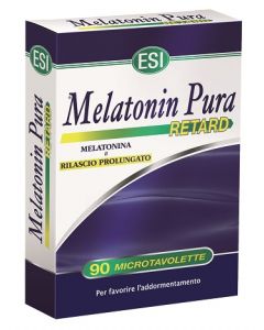 Esi Melatonin Pura Retard Integratore melatonina per il sonno 90 Microtavolette 