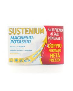 Sustenium magnesio e potassio integratore con sali minerali 28 Bustine - offerta 