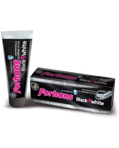 Forhans Dentifricio Gel Black 4White al carbone attivo 75 ml 