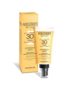 Angstrom Protect Hydraxol Fluido Solare Idratante Pelle Mista Protezione Viso SPF 30 40 ml 