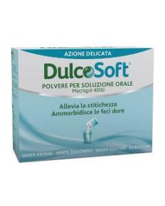 DulcoSoft Polvere Macrogol 4000 Integratore Stitichezza 20 Bustine 