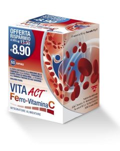 VITA ACT FERRO+VIT C 60CPS 