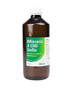 Miscela 3 Oli Lassativo Oleoso Lubrificante 500 ml **