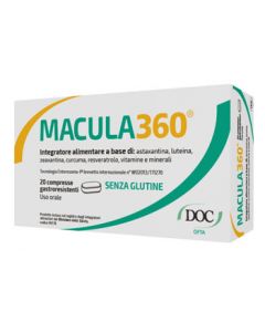 Macula360 Integratore per la maculopatia 20 compresse rivestite 