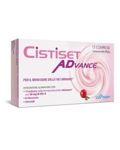 Cistiset Advance Integratore per le vie Urinarie 15 compresse 