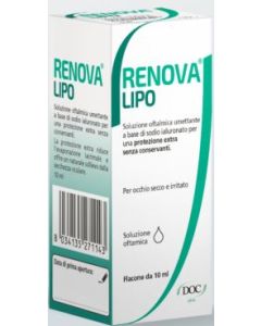 Renova Lipo collirio con acido ialuronico e lipidi 0,4% 10ML