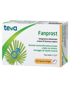 Teva Fanprost integratore per la prostata 30 Capsule 