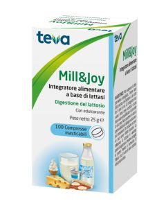 Teva Mill&Joy integratore per gli intolleranti al lattosio 100 compresse 
