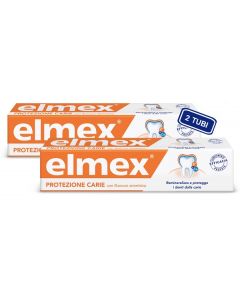 Elmex dentifricio Protezione Carie 2x75 ml 