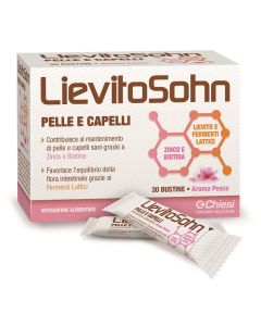 LievitoSohn Pelle e Capelli Integratore Con Fermenti Lattici 30 bustine 