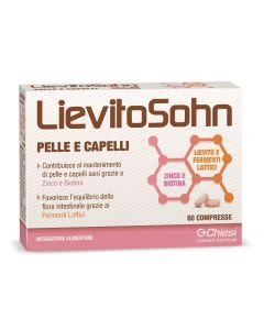 LievitoSohn Pelle e Capelli Integratore Con Fermenti Lattici 60 Compresse 