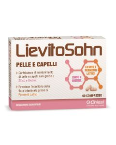 LievitoSohn Pelle e Capelli Integratore Con Fermenti Lattici 60 Compresse 