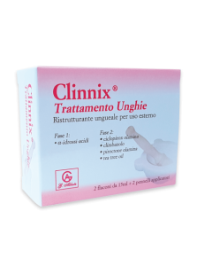 Clinnix trattamento unghie 2 flaconi da 15 ml