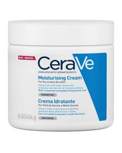 Cerave Crema idratante Viso Corpo per pelle Secca e molto secca 454 g 