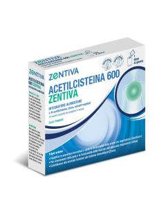 Acetilcisteina 600 Zentiva Integratore per la Tosse 10 Bustine