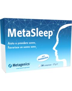 MetaSleep integratore per l'Addormentamento e un Sonno Riposante 30 Compresse 