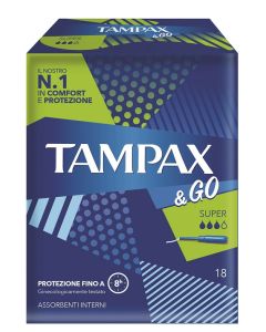 TAMPAX&GO SUPER 18PZ 