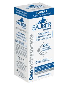 Sauber Crema Deodorante Antitraspirante 72 Ore 30 ml 