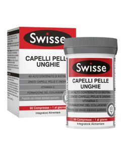 Swisse Capelli Pelle Unghie Integratore alla Biotina 60 compresse 