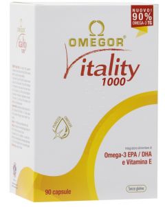 Omegor Vitality 1000 Integratore Omega3 EPA DHA 90 Capsule 