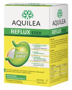 Aquilea Reflux integratore contro il reflusso gastro intestinale 20 Stick