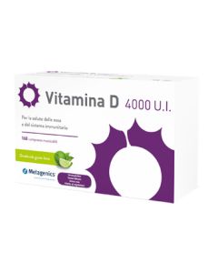 Metagenics Vitamina D 4000UI Integratore per le Ossa 168 compresse 