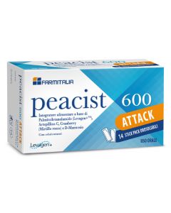 Peacist 600 Attack integratore per le vie urinarie 14 Bustine 