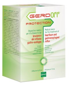 Gerdoff protection dispositivo medico per il reflusso gastroesofageo 20 bustine 