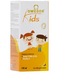 Omegor Kids integratore di omega 3 per bambini 140 Ml 