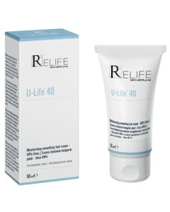 U-Life - 40 Crema Idratante Levigante Piedi Urea 40% 50 ml 