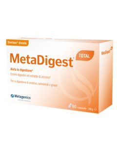 MetaDigest Total con Enzimi per una Digestione Veloce 60 Capsule 