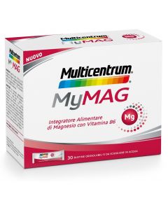 Multicentrum My Mag Integratore di Magnesio 30 Bustine Orosolubili 