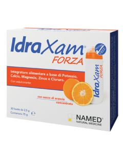 Named IdraXam Forza integratore di magnesio, potassio e calcio 30 bustine