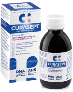 Curasept ADS Trattamento Intensivo Collutorio 0.20 Clorexidina ADS+DNA 200 ml **