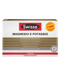 Swisse Magnesio e Potassio Integratore Sali Minerali 24 Bustine 