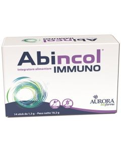 Abincol Immuno integratore di fermenti lattici 14 Stick Orosolubili 